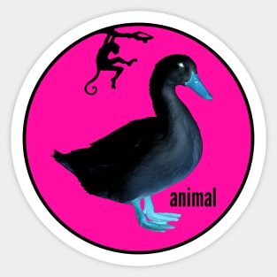 Animal - Dark goose Sticker